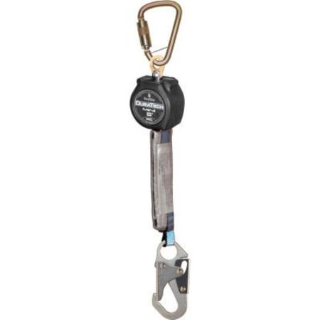 FALLTECH FallTech DuraTech 6' Mini SRD Single-Leg, Steel Carabiner & Steel Snap Hook 72706SB1